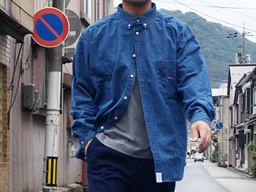 格安豊富な W)taps - descendant ALLEN DENIM B.D. LS SHIRTの通販 by