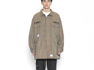 WTAPS Guardian Twill Shirt Jacket | Green | FARFETCH
